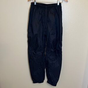 Novara Black Nylon Waterproof Pants